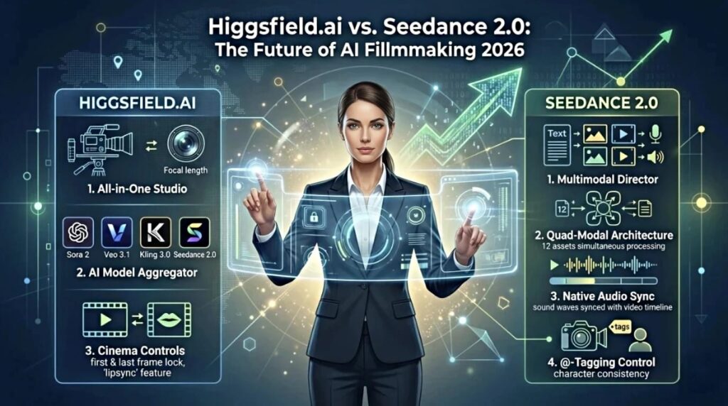 Higgsfield.ai vs Seedance 2.0 Comparison Dashboard