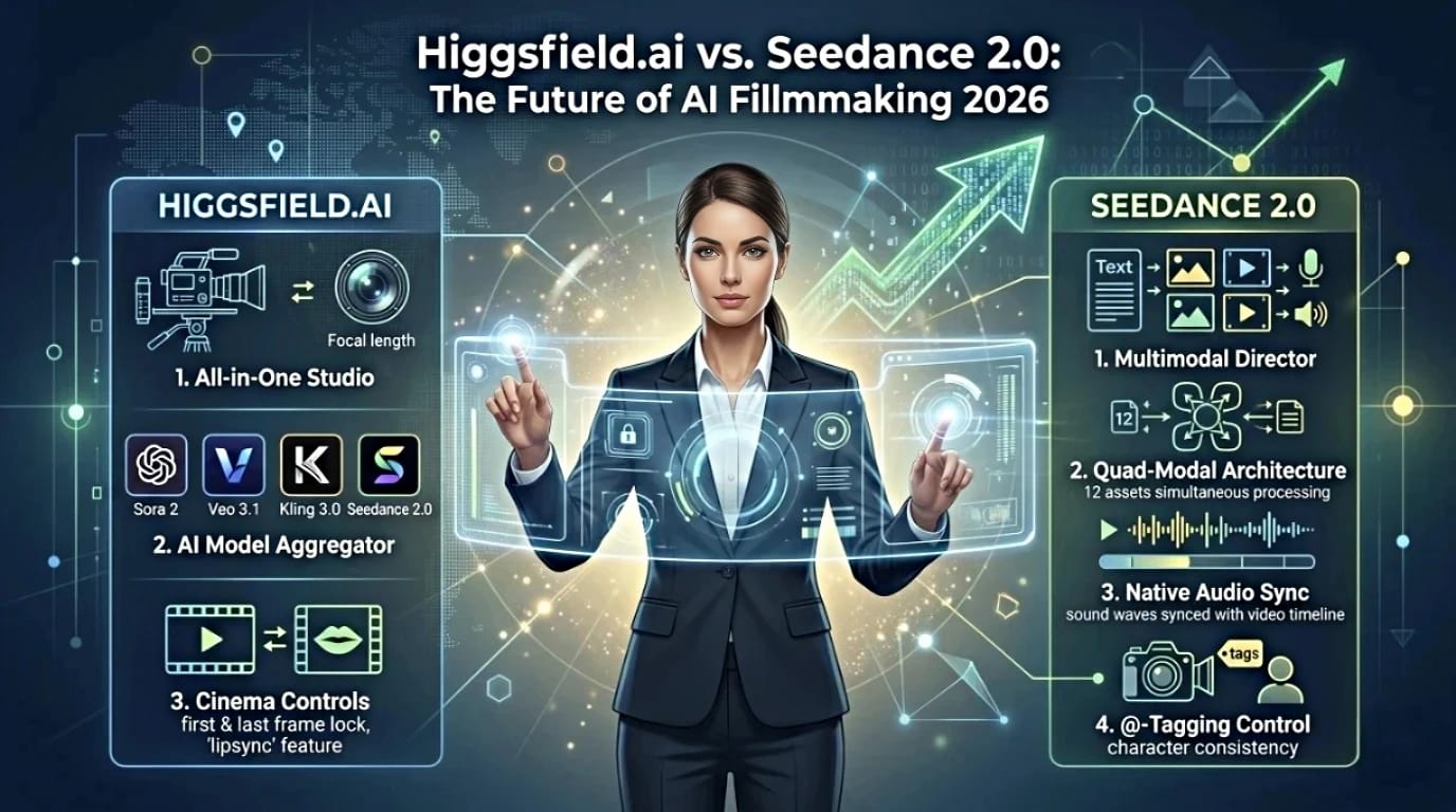 Higgsfield.ai vs Seedance 2.0 Comparison Dashboard