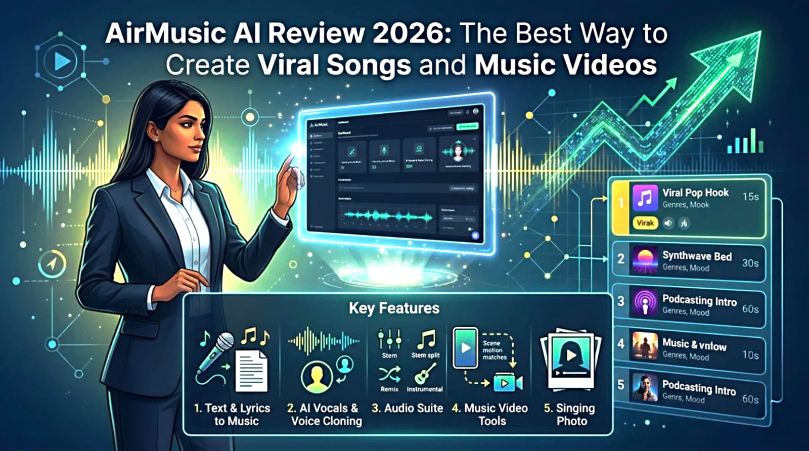 AirMusic AI Review 2026 Dashboard