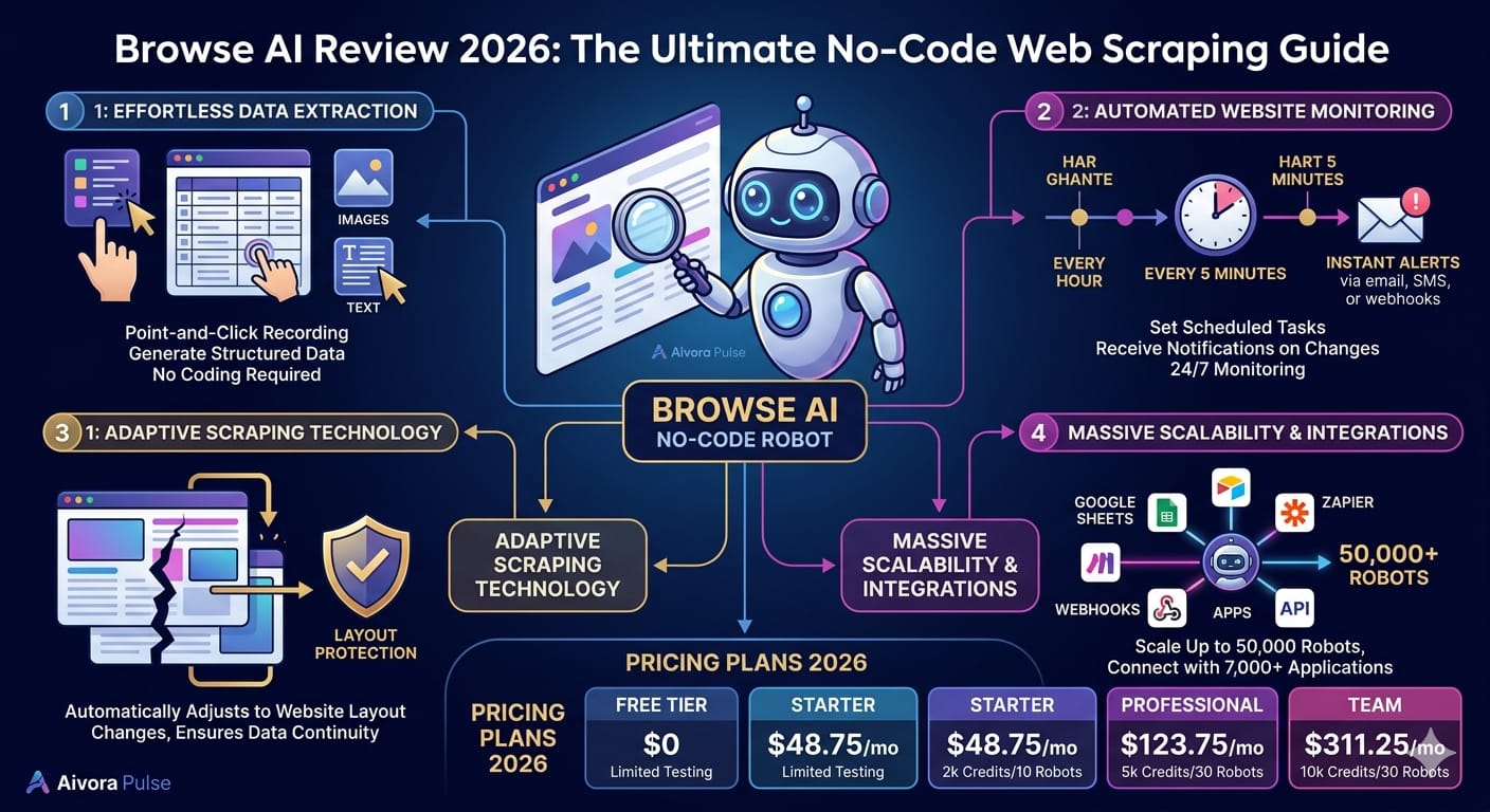 Browse AI Review 2026: The Brilliant No-Code Scraping Guide