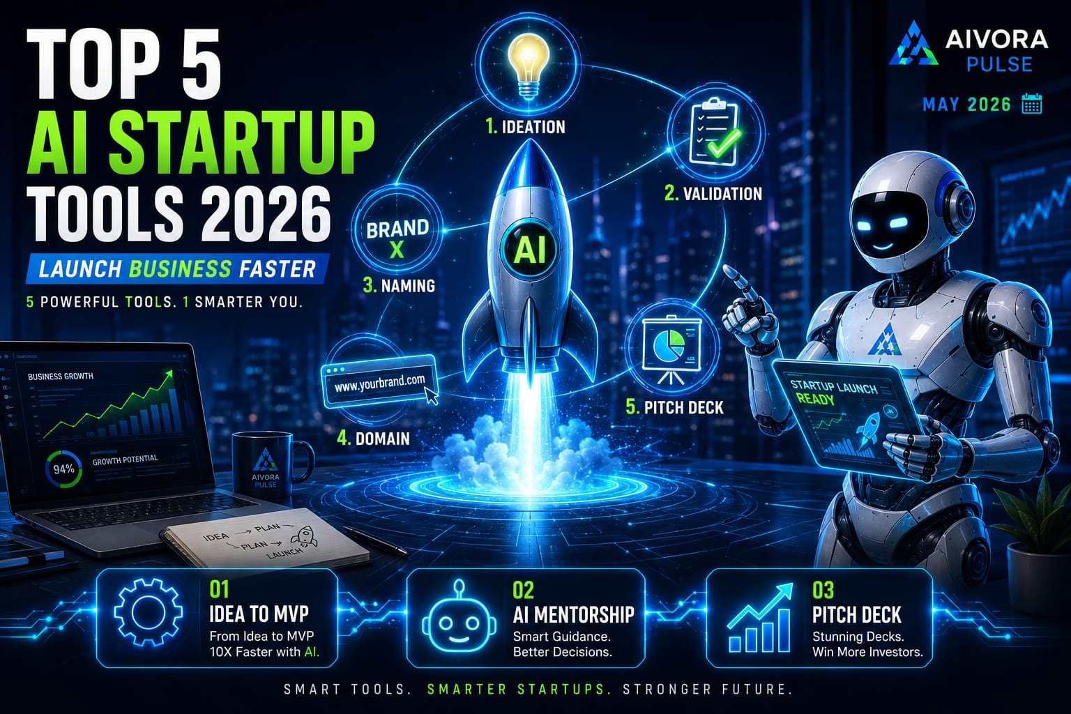 Top 5 AI startup tools