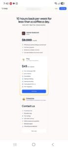A detailed breakdown of Lindy AI 2026 pricing tiers showing the Free plan Pro allocation and Business credit options