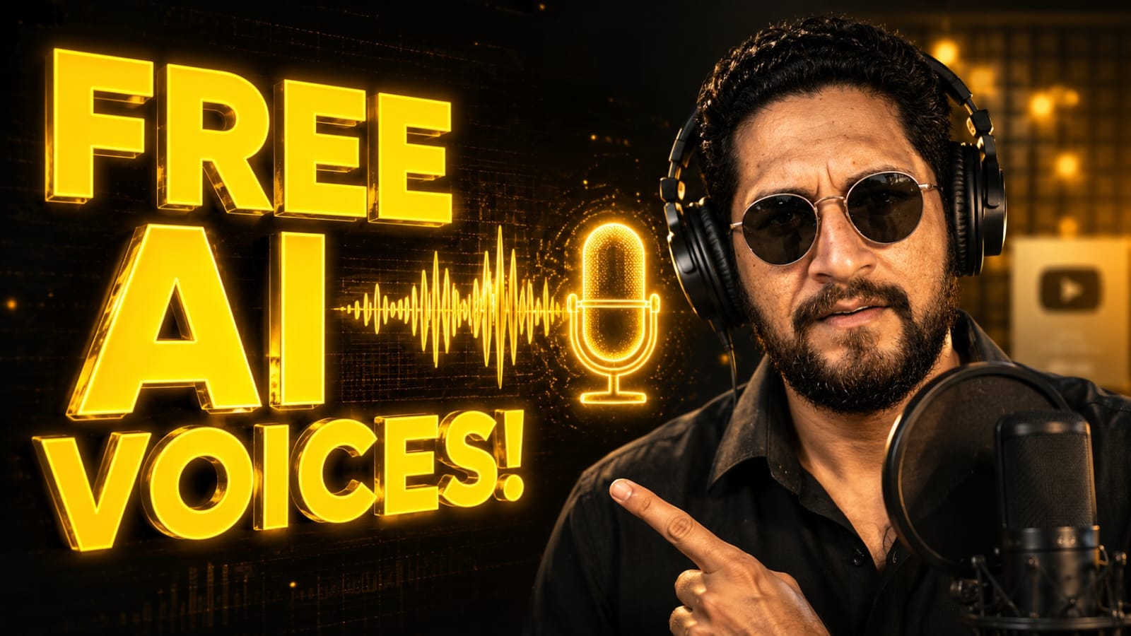 A content creator editing audio and using the best Free AI Voice Generators 2026 to create highly realistic, human-like voiceovers for a faceless YouTube channel.